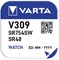 Батарейки серебряно-цинковые VARTA V309 бл.1 4008496272761 - фото 147000