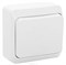 ЭТЮД Выключатель одноклавишный наружный белый сх.1 BA10-001B - фото 15912