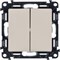 Выключатель 2-кл. слон. кость VALENA LIFE Legrand 752505 - фото 165659