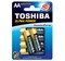 Батарейки TOSHIBA ALPHA POWER LR6GCH BP-4 SS LR6 АА BL4 (блистер 4 шт) 16703Б - фото 166343