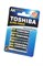 Батарейки TOSHIBA ALPHA POWER LR6GCH BP-4 SS LR6 АА BL4 (блистер 4 шт) 16703Б - фото 166344