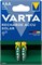 Аккумулятор VARTA Recharge Accu Solar LR03/HR03 ААА R2U 550mAh BL2 (блистер 2шт) 4008496808083 - фото 166953