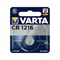 Батарейки литиевые VARTA ELECTRONICS CR1216 6216 BL1 (блистер 1шт) 4008496270705 - фото 167147