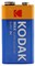 Батарейки Kodak Max 6LR61 9V Крона BL1 (блистер 1шт) 12203Б - фото 167697
