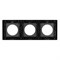 Рамка стеклянная FRM-GLARE-GC-3-BK (Arlight, -) 043839 - фото 170618