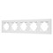 Рамка пластиковая FRM-PERIO-PL-5-WH (Arlight, -) 049762 - фото 170713
