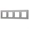 Рамка стеклянная FRM-GLARE-GS-4-GR (Arlight, -) 043804 - фото 170748