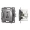 Механизм USB розетки SCT-MUAC-PL-GR-V (5V, 3A, QC4) (Arlight, -) 049840 - фото 170772