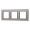Рамка стеклянная FRM-GLARE-GS-3-GR (Arlight, -) 043801 - фото 170885