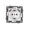 Механизм розетки с USB зарядкой SCT-MUAA-PL-WH-V (250V, 16A) (Arlight, -) 049818 - фото 170904