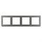 Рамка пластиковая FRM-VERSA-PL-4-GR (Arlight, -) 045189 - фото 171087