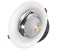 КОРПУС, стекло отдлельно DL-LED SM-D2008-20W 45гр. d=150мм  (врезное-130мм) h=75mm  +  стекло 2000000326962 - фото 17118
