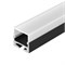 Профиль с экраном SL-LINE-2011M-2500 BLACK+OPAL SQUARE (Arlight, Алюминий) 027993-1 - фото 171999