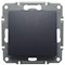 GLOSSA Выключатель одноклавишный сх.1 антрацит в рамку (GSL000711) GSL000711 - фото 17222