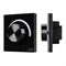 Панель SMART-P37-DIM-IN Black (230V, 1.2A, TRIAC, Rotary, 2.4G) (Arlight, IP20 Пластик, 5 лет) 028109-1 - фото 182593