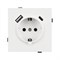 Механизм розетки с USB зарядкой SCT-TENDO-MUAC-SFPL-WH (230V, 16A) (Arlight, -) 054610