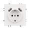 Механизм розетки с USB зарядкой SCT-NOBE-MUAA-SFPL-WH (230V, 16A) (Arlight, -) 054288