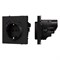 Механизм розетки с USB зарядкой SCT-NOBE-MUAC-SFPL-BK (230V, 16A) (Arlight, -) 054285