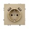 Механизм розетки с USB зарядкой SCT-NOBE-MUAA-SFPL-GD (230V, 16A) (Arlight, -) 054290