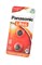 Батарейки Panasonic LR44EL/2B AG13 (0% Hg) BL2(блистер 2шт) 16694-1