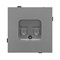 Механизм компьютерной розетки двойной SCT-TENDO-MPC2-PL-GR (RJ-45, CAT6) (Arlight, -) 054102