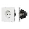 Механизм электрической розетки SCT-TENDO-MEU1-SFPL-WH (230V, 16A) (Arlight, -) 054641