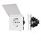 Механизм розетки влагозащищённый SCT-TENDO-MCP-SFPL-WH (230V, 16A) (Arlight, -) 054602