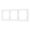 Рамка пластиковая FRM-NOBE-SFPL-3-WH (Arlight, -) 054219
