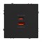 Механизм розетки с быстрой USB зарядкой SCT-NOBE-MUAC-SFPL-FC-BK (65W, QC3) (Arlight, -) 054317