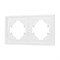 Рамка пластиковая FRM-TENDO-SFPL-2-WH (Arlight, -) 054649
