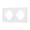 Рамка пластиковая FRM-TENDO-SFPL-2-WH (Arlight, -) 054649