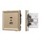 Механизм USB розетки SCT-TENDO-MUAC-SFPL-GD (5V, 3A, QC3) (Arlight, -) 054537