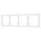 Рамка пластиковая FRM-NOBE-SFPL-4-WH (Arlight, -) 054223