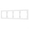 Рамка пластиковая FRM-NOBE-SFPL-4-WH (Arlight, -) 054223