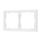 Рамка пластиковая FRM-NOBE-SFPL-2-WH (Arlight, -) 054215