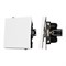 Механизм выключателя одноклавишный проходной SWT-TENDO-MKP1-PL-WH (230V, 10A) (Arlight, -) 054148