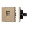 Механизм компьютерной розетки SCT-NOBE-MPC1-SFPL-GD (RJ-45, CAT6) (Arlight, -) 054306
