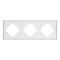 Рамка пластиковая FRM-TENDO-PL-3-WH (Arlight, -) 053843