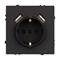 Механизм розетки с USB зарядкой SCT-NOBE-MUAA-SFPL-BK (230V, 16A) (Arlight, -) 054289