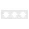 Рамка пластиковая FRM-TENDO-SFPL-3-WH (Arlight, -) 054653