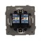 Механизм компьютерной розетки двойной SCT-TENDO-MPC2-SFPL-WH (RJ-45, CAT6) (Arlight, -) 054598