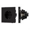 Механизм электрической розетки SCT-NOBE-MEU1-SFPL-BK (230V, 16A) (Arlight, -) 054277