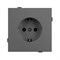 Механизм электрической розетки SCT-TENDO-MEU1-SFPL-GR (230V, 16A) (Arlight, -) 054640