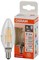 Свеча FIL LSCL B75   6W/840   230V CL     E14  800lm  -   прозр FILLED OSRAM 4058075684843