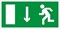 ПЭУ 091/092 Указатель двери левосторонний/правосторонний (240х125) РС-M /комплект, 2шт./ MIZAR SP  2502000040 - фото 20591
