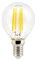 Ecola globe   LED Premium  6,0W G45 220V E14 2700K 360° filament прозр. нитевидный шар (Ra 80, 100 Lm/W, КП=0) 78х45 N4PW60ELC - фото 21849