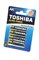 Батарейки TOSHIBA ALPHA POWER LR6GCH BP-4 SS LR6 АА BL4 (блистер 4 шт) 16703Б - фото 23465
