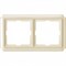 Merten Рамка 2 поста, ANTIK, цвет бежевый MTN483244 - фото 23559