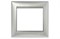 Рамка 1п алюминий 770151 - фото 24721