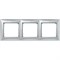 Рамка 3п гор Алюминий Valena 770153 - фото 24724